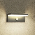 Brilagi - LED vanjsko zidno svjetlo s senzorom TESSI LED/10W/230V antracit IP54