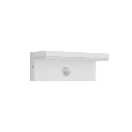 Brilagi - LED vanjsko zidno svjetlo sa senzorom TESSI LED/10W/230V bijela IP54