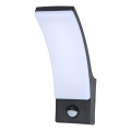 Brilagi - LED vanjsko zidno svjetlo sa senzorom ARCELO LED/9W/230V IP44