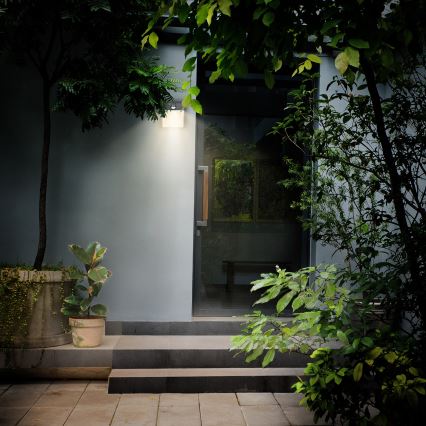 Brilagi - LED vanjsko zidno svjetlo sa senzorom TERNI LED/12W/230V antracit IP44