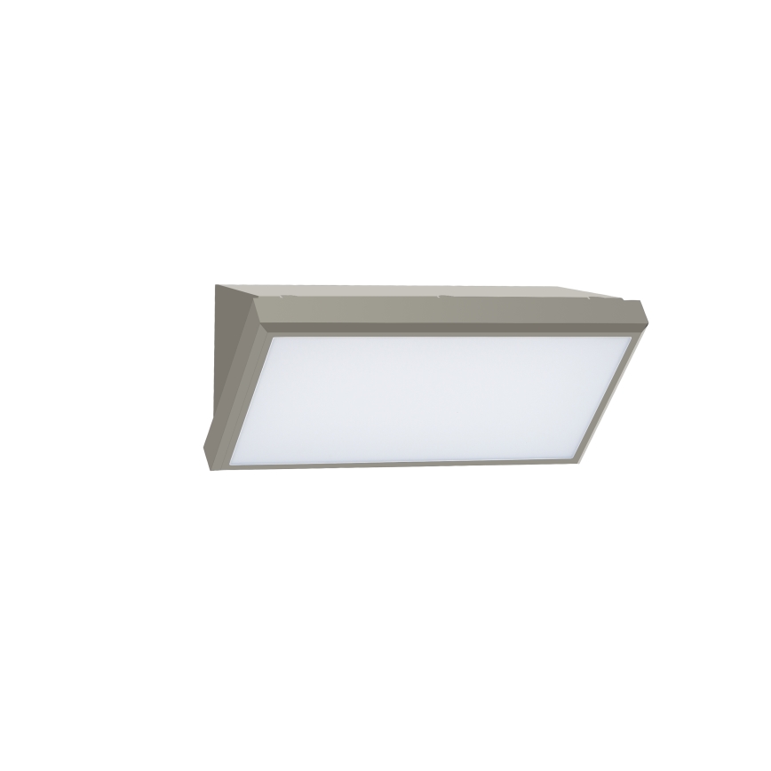 Brilagi - LED vanjsko zidno svjetlo s senzorom TRIANGLE LED/20W/230V siva IP65