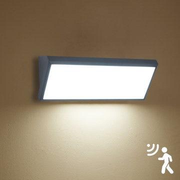 Brilagi - LED vanjsko zidno svjetlo sa senzorom TRIANGLE LED/42W/230V 45 cm antracit IP65