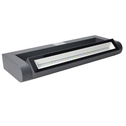 Brilagi - LED vanjsko zidno svjetlo SALERNO LED/12W/230V 35,5 cm antracit IP65