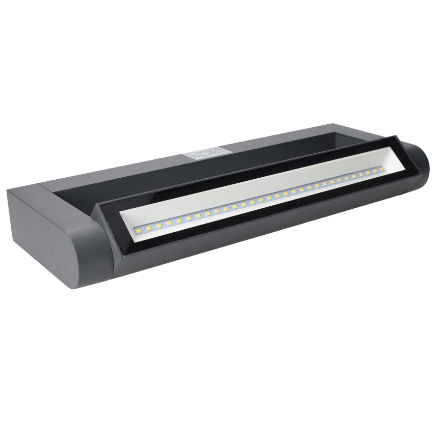 Brilagi - LED vanjsko zidno svjetlo SALERNO LED/12W/230V 35,5 cm antracit IP65