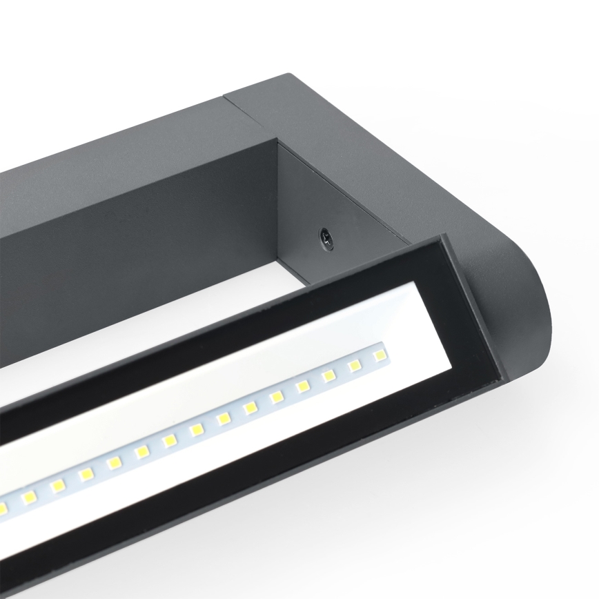 Brilagi - LED vanjsko zidno svjetlo SALERNO LED/12W/230V 35,5 cm antracit IP65