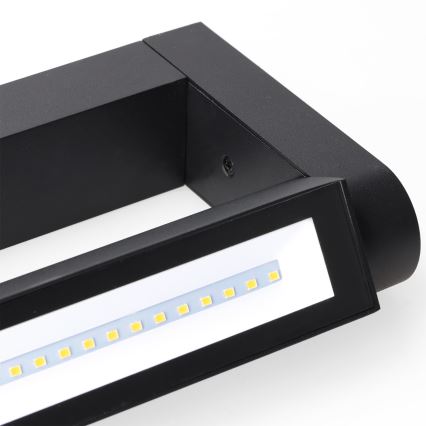 BRILAGI - LED Vanjsko zidno svjetlo za fasadu SALERNO LED/12W/230V 35,5 cm crna IP65