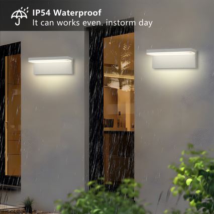 Brilagi - LED vanjsko zidno svjetlo TESSI LED/10W/230V bijela IP54