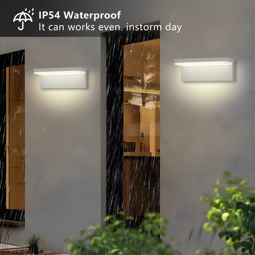 Brilagi - LED vanjsko zidno svjetlo TESSI LED/10W/230V bijela IP54