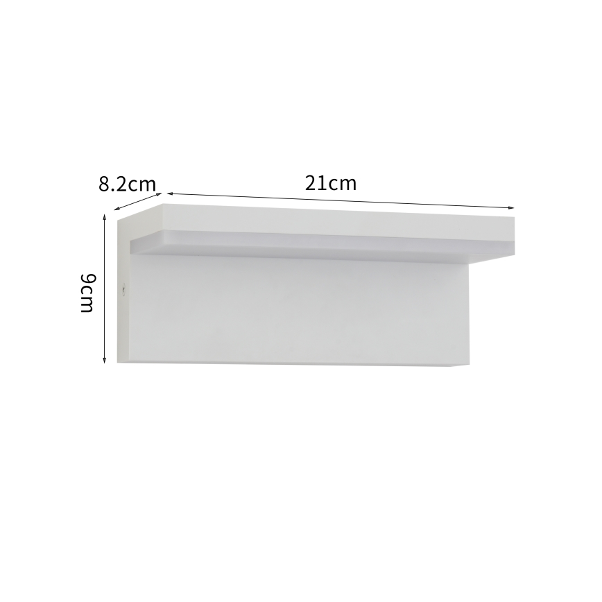 Brilagi - LED vanjsko zidno svjetlo TESSI LED/10W/230V bijela IP54