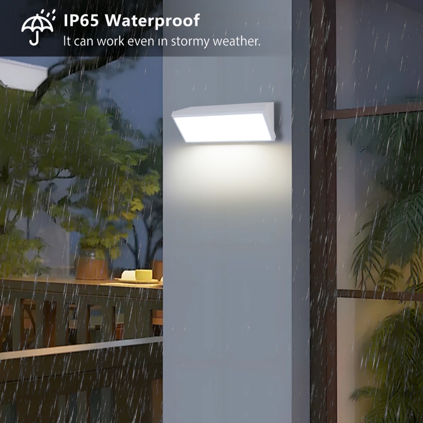 Brilagi - LED vanjsko zidno svjetlo TRIANGLE LED/42W/230V 3000/4000/6500K bijelo IP65