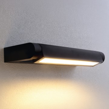 BRILAGI - LED Vanjsko zidno svjetlo za fasadu SALERNO LED/12W/230V 35,5 cm crna IP65