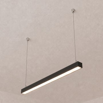 Brilagi - LED Viseća svjetiljka FULLDAY LED/10/15/20W/230V 2700/4000/6000K 60 cm crna