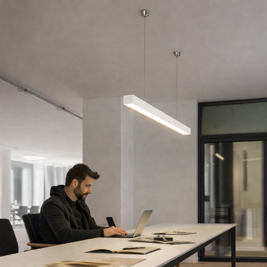 Brilagi - LED viseće svjetlo FULLDAY LED/20/30/40W/230V 2700/4000/6000K 120 cm bijela