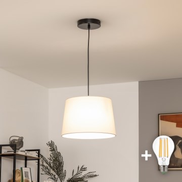 Brilagi - LED viseća svjetiljka na sajli CERIA 1xE27/40W/230V, promjer 30 cm, bež