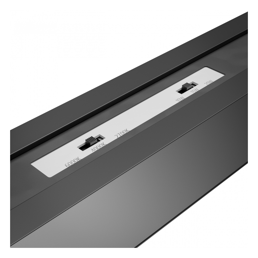 Brilagi - LED Viseća svjetiljka FULLDAY LED/10/15/20W/230V 2700/4000/6000K 60 cm crna