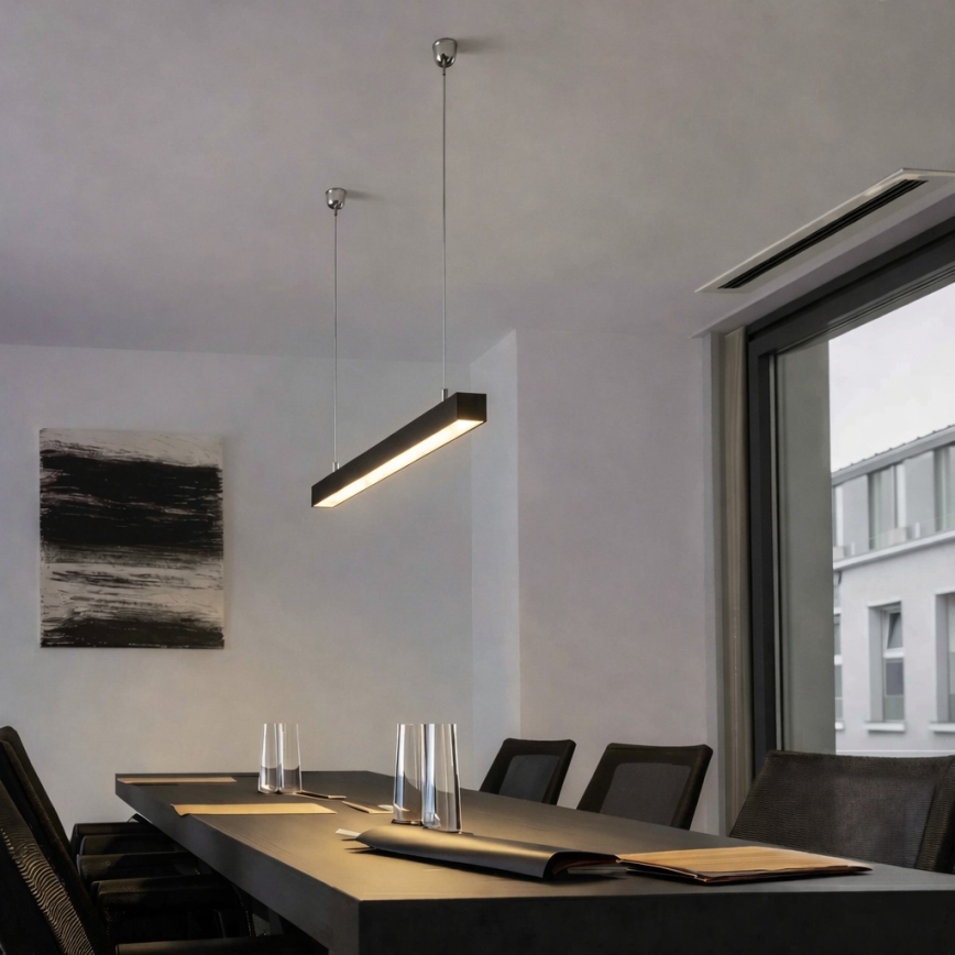Brilagi - LED Viseća svjetiljka FULLDAY LED/10/15/20W/230V 2700/4000/6000K 60 cm crna