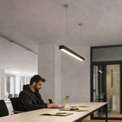 Brilagi - LED Viseća svjetiljka FULLDAY LED/10/15/20W/230V 2700/4000/6000K 60 cm crna
