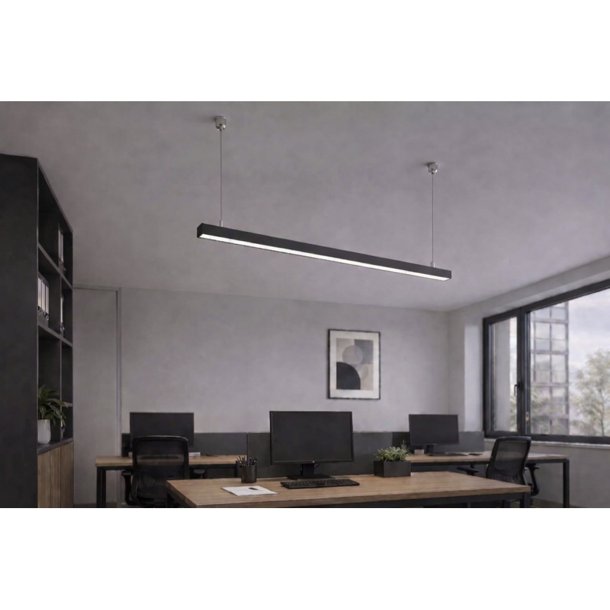 Brilagi - LED viseća svjetiljka FULLDAY LED/20/30/40W/230V 2700/4000/6000K 120 cm crna