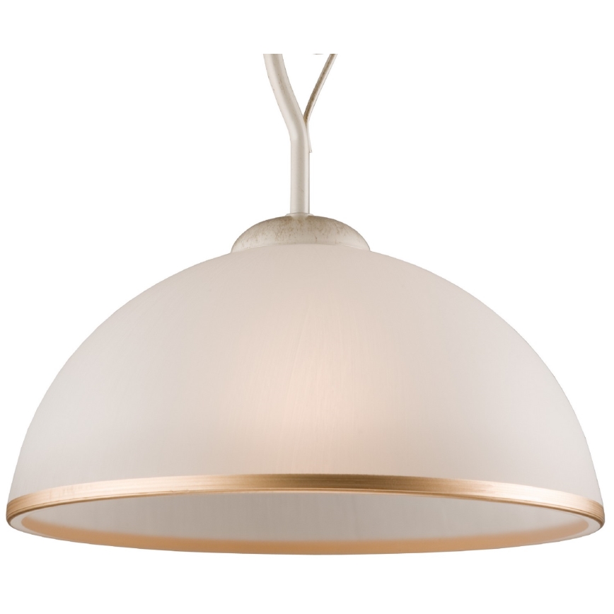 Brilagi - LED Viseći luster ANTICO 1xE27/60W/230V bijela patina