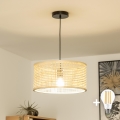 Brilagi - LED viseći luster CERIA BOHO 1xE27/40W/230V Ø 25 cm bambus