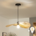 Brilagi - LED viseći luster CERIA BOHO 1xE27/40W/230V Ø 60 cm rafija