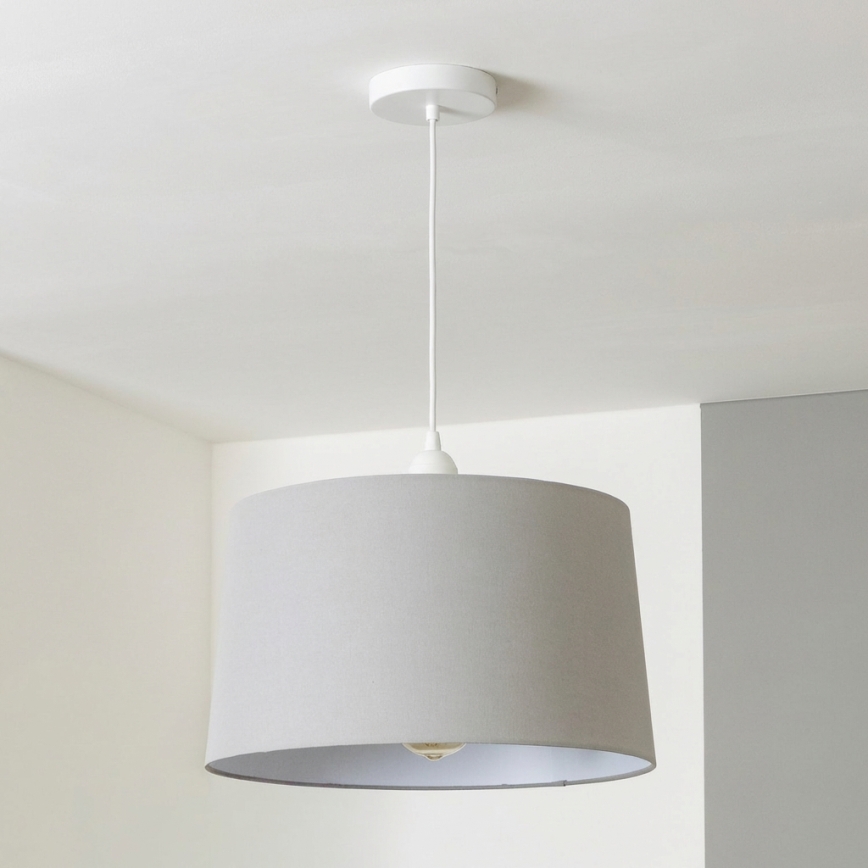 Brilagi - LED viseći luster na kabelu CERIA 1xE27/40W/230V Ø 45 cm siva