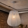 Brilagi - LED viseći luster na sajli ARVEN 1xE27/8W/230V, promjer 37 cm, sivi