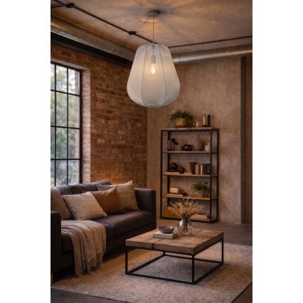Brilagi - LED viseći luster na sajli ARVEN 1xE27/8W/230V, promjer 37 cm, sivi