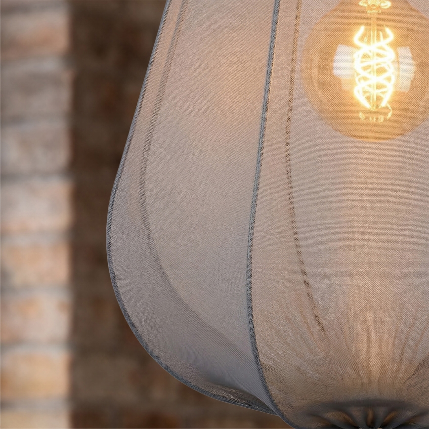 Brilagi - LED viseći luster na sajli ARVEN 1xE27/8W/230V, promjer 37 cm, sivi