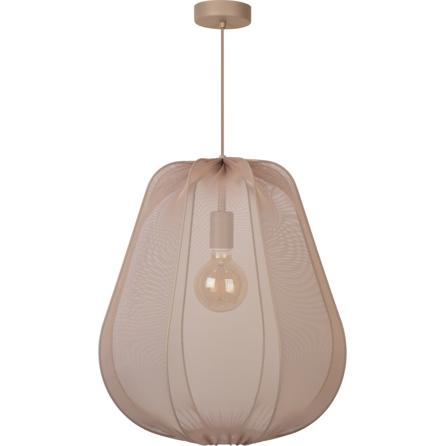 Brilagi - LED viseći luster na sajli ARVEN 1xE27/8W/230V Ø 37 cm bež