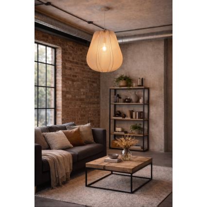 Brilagi - LED viseći luster na sajli ARVEN 1xE27/8W/230V Ø 37 cm bež