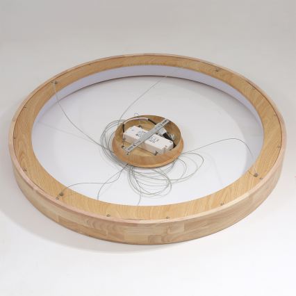 Brilagi - LED luster na sajli FALCON WOOD LED/60W/230V 3000/4000/6000K Ø 80 cm drvo