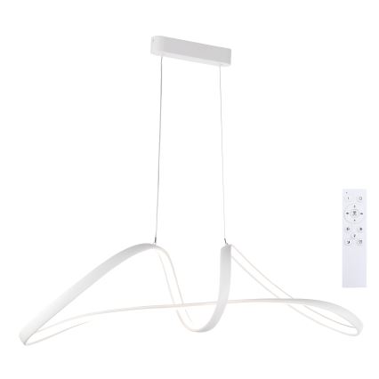 Brilagi - LED luster s prigušivanjem na sajli TWISTER LED/60W/230V 3000-6000K bijeli + daljinski upravljač