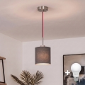 Brilagi - LED viseći luster NUBILA na sajli 1xE27/60W/230V Ø 14 cm crvena/antracit