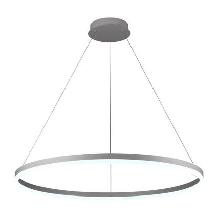 Brilagi - LED prigušivi luster na sajli CIRCLE LED/55W/230V 3000-6500K Ø 80 cm bijela + daljinski upravljač