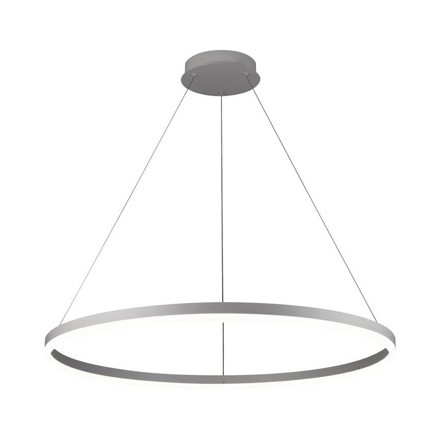 Brilagi - LED prigušivi luster na sajli CIRCLE LED/55W/230V 3000-6500K Ø 80 cm bijela + daljinski upravljač