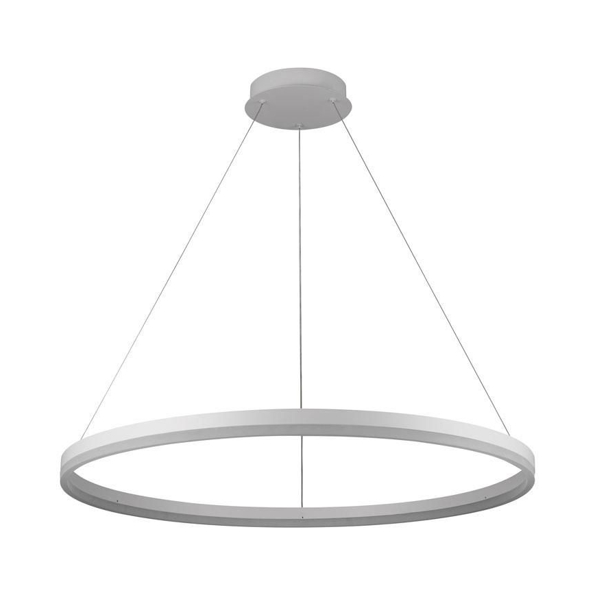 Brilagi - LED prigušivi luster na sajli CIRCLE LED/55W/230V 3000-6500K Ø 80 cm bijela + daljinski upravljač