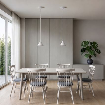 BRILAGI - LED Visilica na kabelu CONE SINGLE 1xGX53/15W/230V bijela