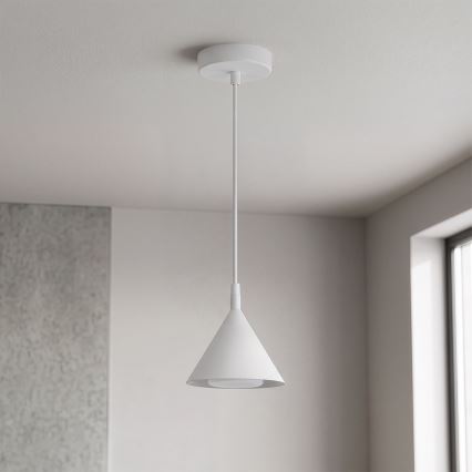 BRILAGI - LED Visilica na kabelu CONE SINGLE 1xGX53/15W/230V bijela