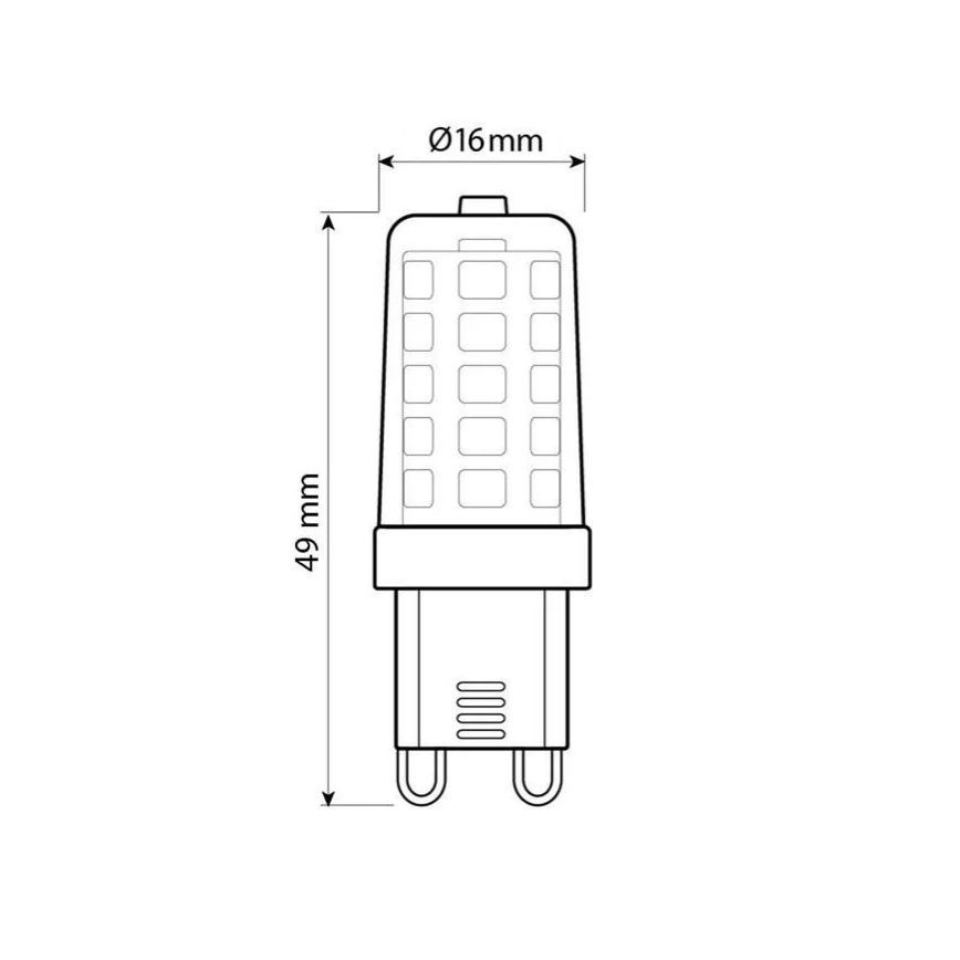 Brilagi - LED Žarulja G9/4W/230V 3000K