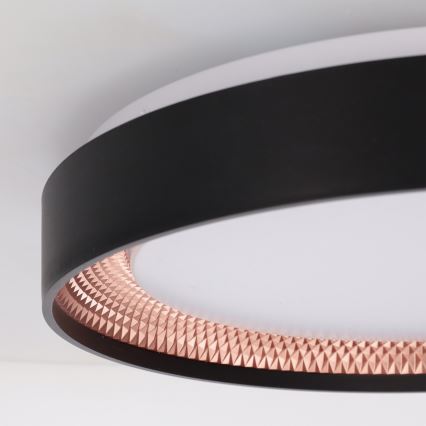 Brilagi - LED stropna svjetiljka s prigušivanjem WALDO LED/48W/230V 3000-6500K Ø 40 cm crna/zlatna + daljinski upravljač