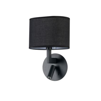 Brilagi - LED Zidna lampa DAYA 1xE14/40W/230V + LED/3W crna