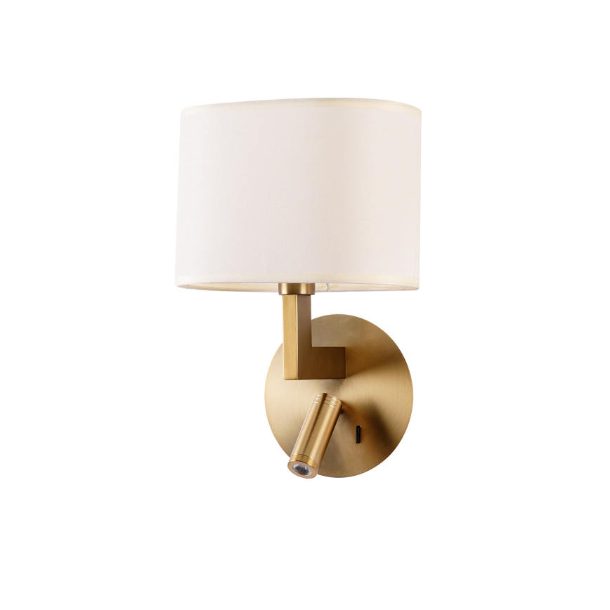 Brilagi - LED Zidna lampa DAYA 1xE14/40W/230V + LED/3W krem/zlatna