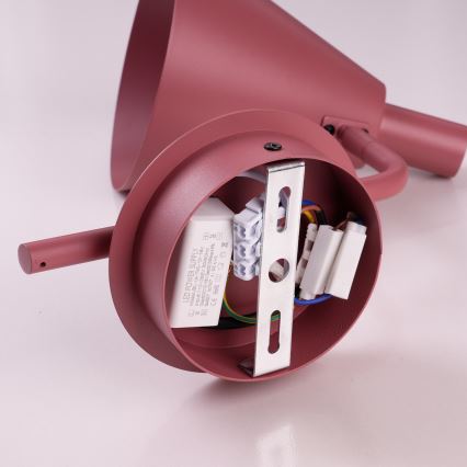 Brilagi - LED Zidna lampa LUCERA LED/3W/230V crvena burgundy