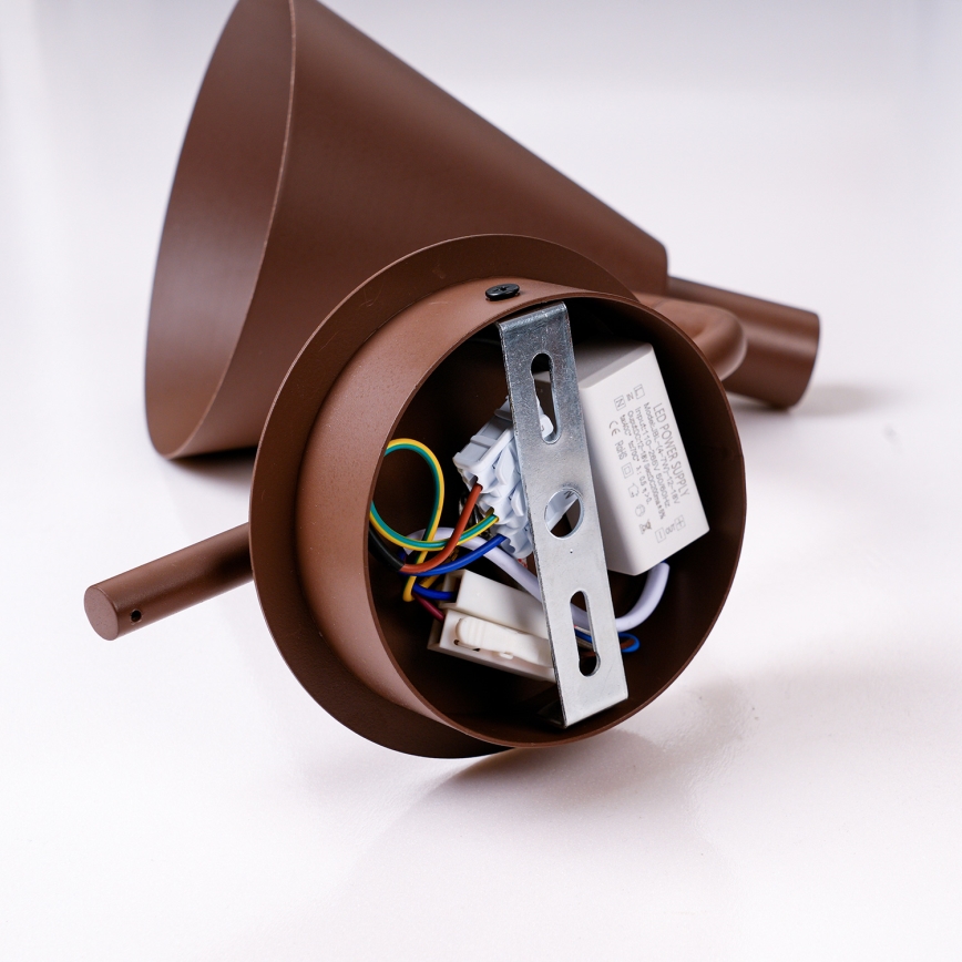 Brilagi - LED Zidna lampa LUCERA LED/3W/230V smeđa