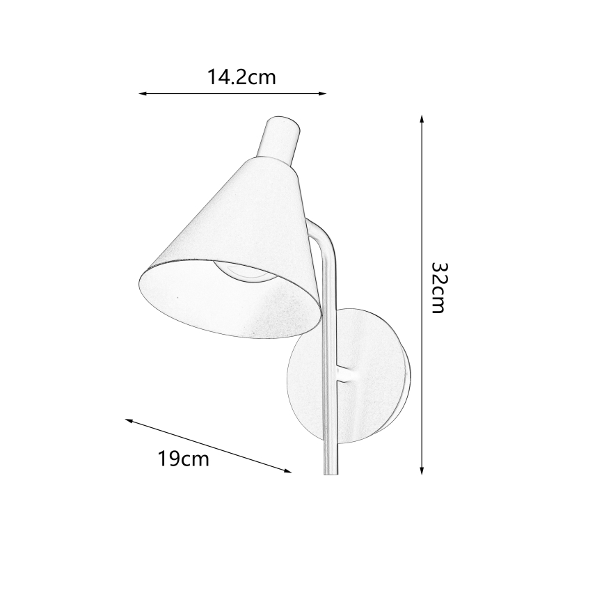 Brilagi - LED Zidna lampa LUCERA LED/3W/230V smeđa