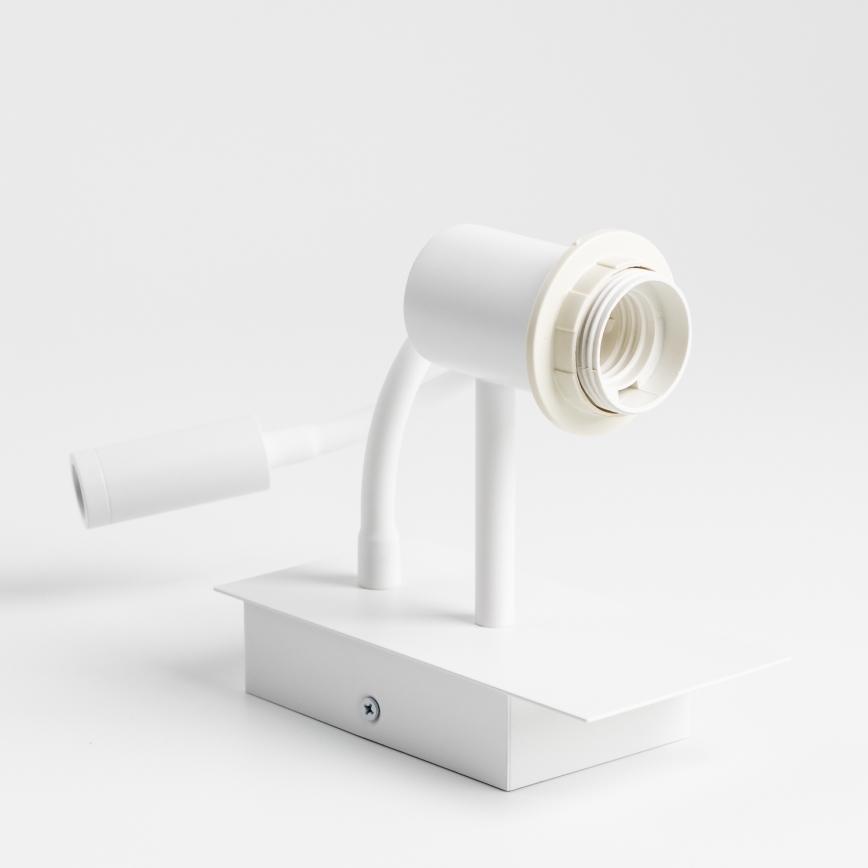 Brilagi - LED Fleksibilna zidna lampa NUBILA 1xE27/25W/230V + LED/3W bijela/smeđa