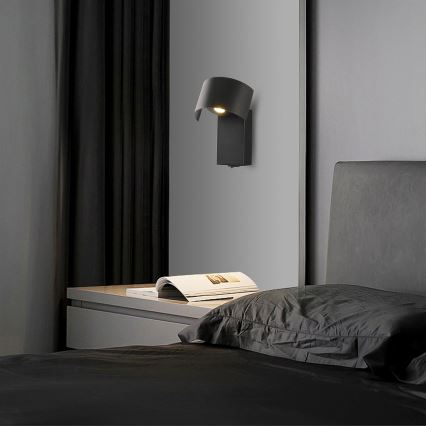 Brilagi - LED Zidna lampa VASTO LED/3W/230V crna