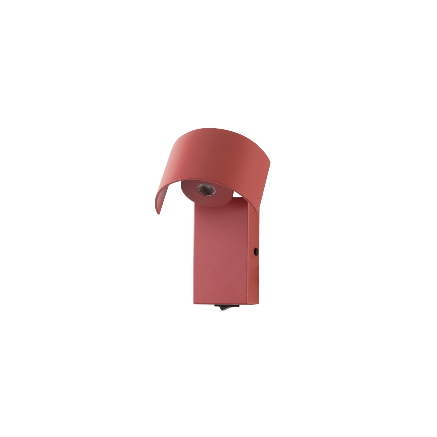 Brilagi - LED Zidna lampa VASTO LED/3W/230V crvena burgundy