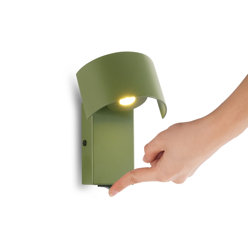 Brilagi - LED Zidna lampa VASTO LED/3W/230V zelena
